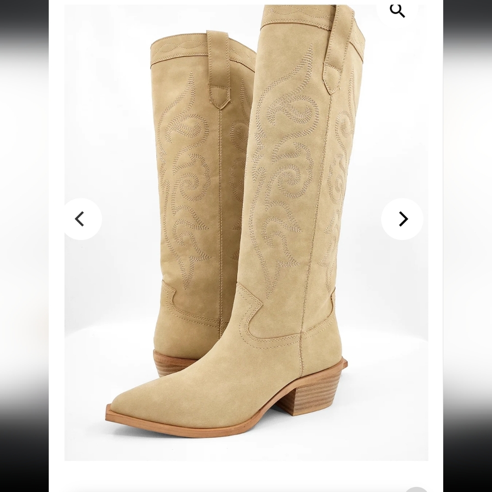 Shu Shop Zaire knee high Cowboy boot NWOT Size 9 (6)
